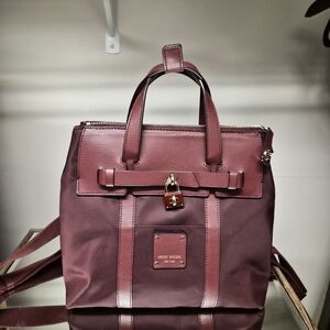 Henry Beguelin Burgundy Leather Backpack